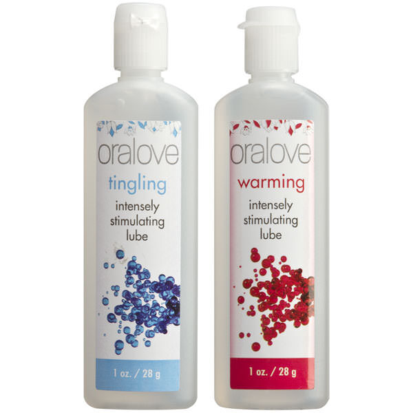 Oralove Dynamic Duo Lickable Lubes - Warming & Tingling