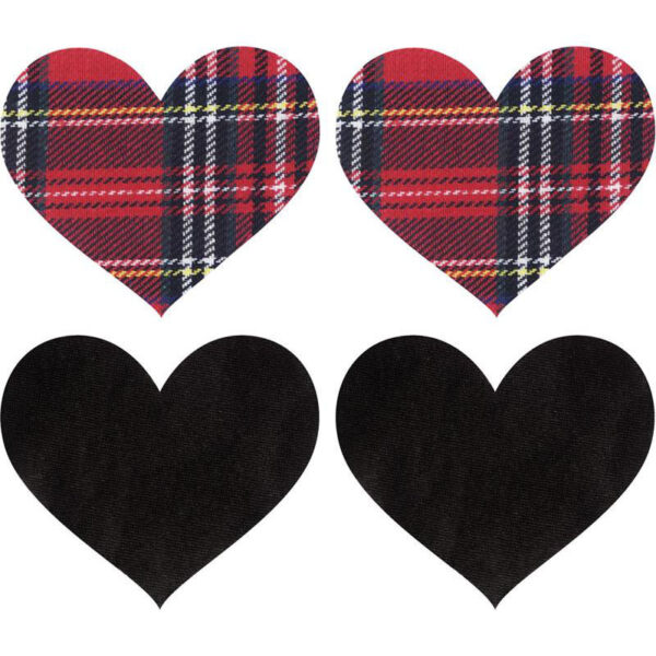 Plaid Heart Pasties