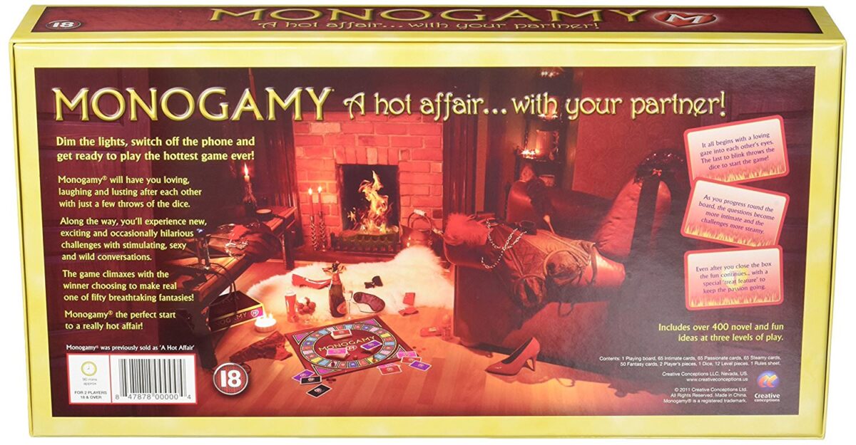 Monogamy A Hot Affair With Your Partner Adult Board Game