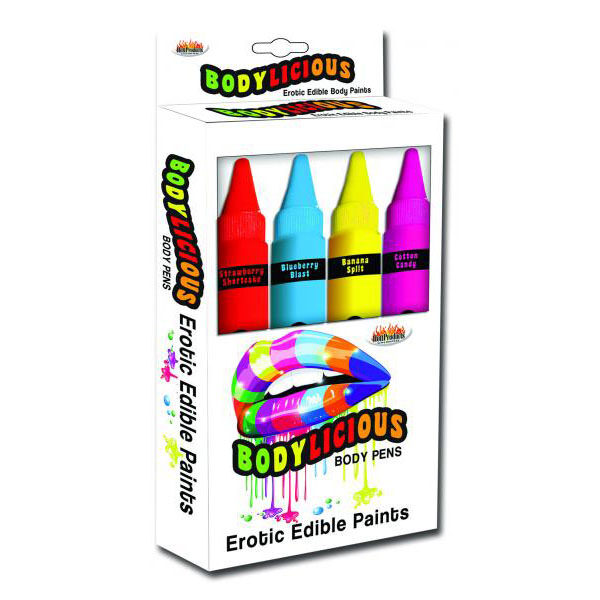 Bodylicious Edible Body Pens 4 Pack